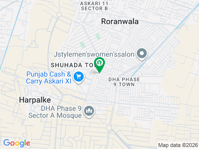 ڈی ایچ اے 9 ٹاؤن ۔ بلاک سی ڈی ایچ اے 9 ٹاؤن,ڈیفنس (ڈی ایچ اے),لاہور میں 5 مرلہ رہائشی پلاٹ 1.8 کروڑ میں برائے فروخت۔