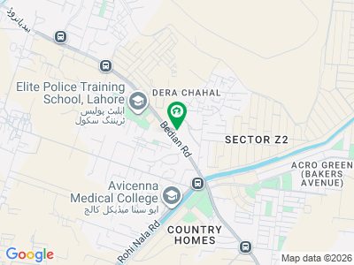 Prime Location Residential Plot Of 8 Kanal In Bedian Road Is Available