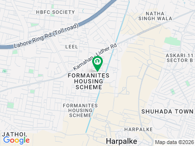 10 Marla Plot For Sale In Formanites Housing Scheme