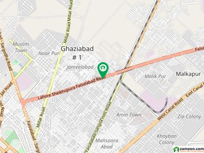 میثاقُ المال لاہور ۔ شیخوپورہ ۔ فیصل آباد روڈ فیصل آباد میں 1 کنال کمرشل پلاٹ 2.25 کروڑ میں برائے فروخت۔