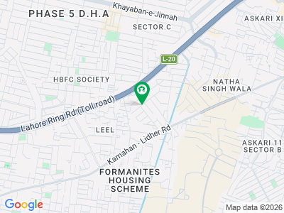 1 Kanal Corner Plot For Sale In DHA Phase 5 Block M, Lahore