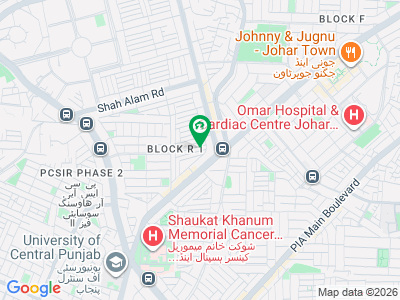 Johar Town 40 Marla Supar Hot Location Near Shukat Khanam Main Boulevard Khiabane Firdosi Commercial Plot For Sale