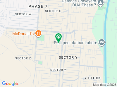 NEAR PARK & MASJID MACDONALD 1 KANAL PLOT FOR SALE IN DHA PHASE 7 Y BLOCK