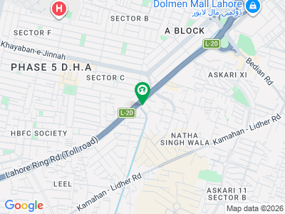 1 Kanal Plot for Sale DHA Lahore Phase 5, Block M