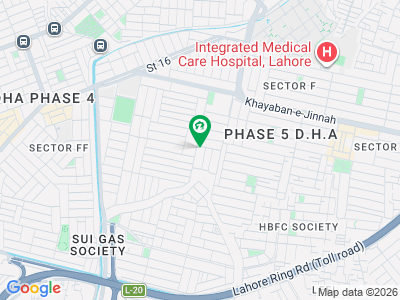 The Ultimate Address! 2 Kanal Prime Residential Plot for Sale DHA Phase 5, Lahore