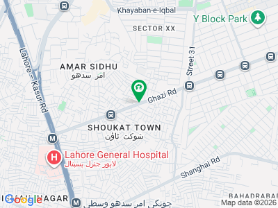3 Marla Double Storey House For Sale Usman Park, Hakim Chowk Ghazi Road, Near DHA, Lahore