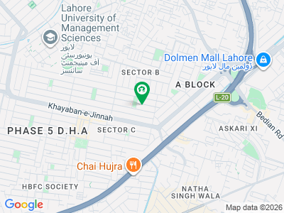 ڈی ایچ اے فیز 5 - بلاک بی فیز 5,ڈیفنس (ڈی ایچ اے),لاہور میں 2 کنال رہائشی پلاٹ 19.0 کروڑ میں برائے فروخت۔