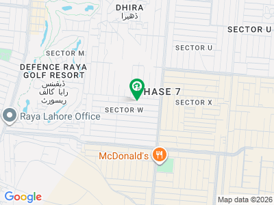 1 Kanal Plot No- 1333 on Top Location of W Block Phase 7 DHA Lahore For Urgent Sale