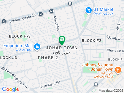 جوہر ٹاؤن فیز 2 جوہر ٹاؤن,لاہور میں 1 کنال کمرشل پلاٹ 13.25 کروڑ میں برائے فروخت۔