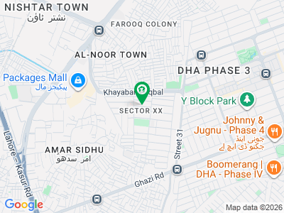 Plot 426 Block XX Phase 3 DHA Lahore For Sale