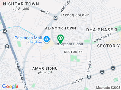 10Marla Good Location Plot For Sale Block XX Phase 3 DHA Lahore