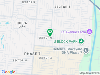 1 KANAL PLOT FOR SALE U-BLOCK DHA