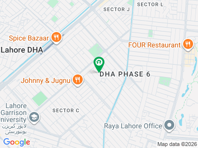 1 Kanal Prime Location Residential Plot For Sale In DHA Phase 6 - Block G