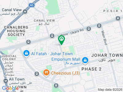 2 Kanal Corner Brand New Luxury Ultra Modern Style Building Super Hot Location Facing Canal For in Johar Town
