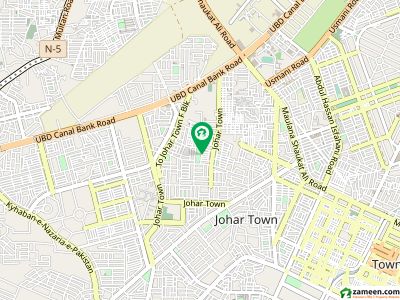 Johar Town Block E2 2 Kanal 4 Marla Corner Plot Available For Sale 80 Feet Road