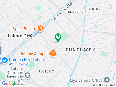 1 Kanal Plot For Sale In DHA Phase 6 Block G Main 100 Ft Road Near Park