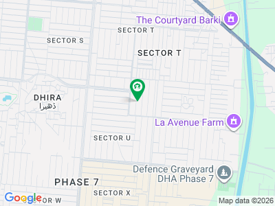 One Kanal Plot For Sale, U-Block, Phase 7, DHA Lahore