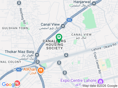 10 Marla plot for sale in D block canal burg Lahore