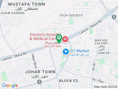 1 Kanal Double Storey House Available For Rent In Main Canal Road Johar Town
