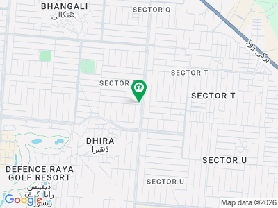 1kanal prime location plot on main road, near to Carrefour park & Mosque