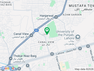 5 Marla Commercial Plot For Sale In D Block Canal View Lahore