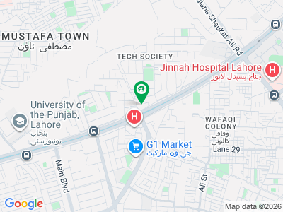 607 Sqft on Easy Installment Brand New Luxury Building Facing Canal Near Doctor Hospital For Sale in Johar Town Phase 2.