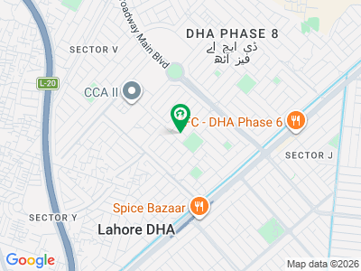 ڈی ایچ اے فیز 8 - بلاک ڈبلیو ڈی ایچ اے فیز 8,ڈی ایچ اے ڈیفینس,لاہور میں 1 کنال رہائشی پلاٹ 5.4 کروڑ میں برائے فروخت۔