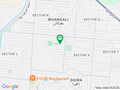 1 kanal Best Location Plot For Sale In R Block DHA Phase 7 Near To Raya