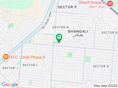 1 Kanal Plot for Sale DHA Phase 6 (N-538) | Back of 100 Feet Road 1 Kanal Plot for Sale DHA Phase 6 (N-538) | Back of 100 Feet Road