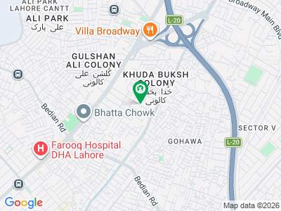 Prime Residential Plot Available for Sale in Khuda Bakhsh Colony, Lahore