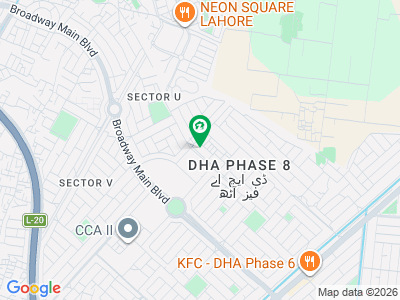 8 Marla Plot Is For Sale In CCA 1 Phase 8 DHA Lahore