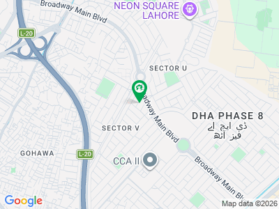 DHA Phase 8 Block V - 1 Kanal Pair Plot For Sale