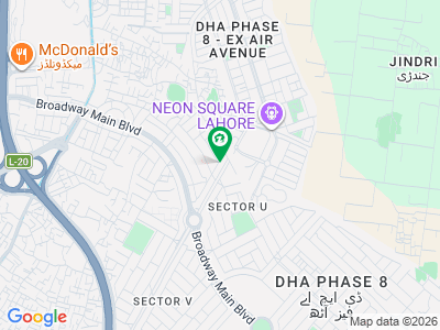 DHA Phase 8 U, Block Plot For Sale