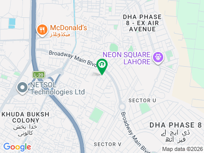 1 Kanal Residential Plot For Sale in Block V, DHA Phase 8 Lahore