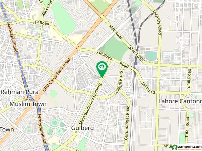 2 Kanal Commercial Plot For Sale Hot Location On Main Boulevard Gulberg Lahore Totally Commercial Zone