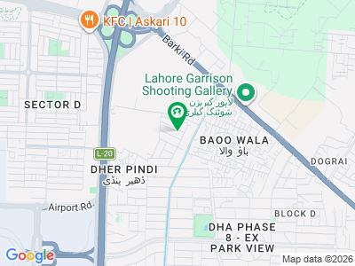 1 Kanal Resident Plot For Sale Block G