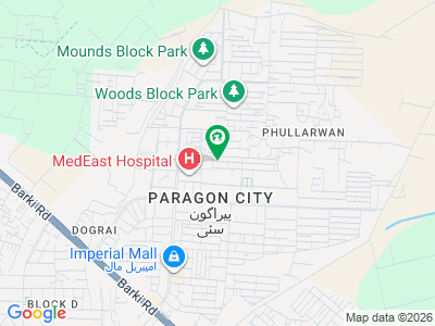 4 Kanal Plot For Sale In Executive Block In Paragon City Lahore