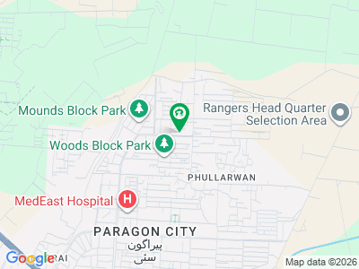 پیراگون سٹی ۔ آرچرڈ بلاک پیراگون سٹی,لاہور میں 1 کنال رہائشی پلاٹ 4.3 کروڑ میں برائے فروخت۔
