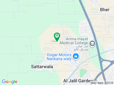 11-Marla Corner Plot + 60 Fit Road very Hot Location