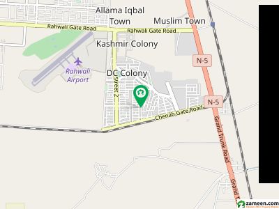 Rahwali Cantt Gujranwala Map 1 Kanal Plots For Sale In Rahwali Cantt Gujranwala - Zameen.com
