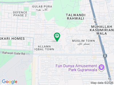 9 Marla Plot Available For Sale In Allama Iqbal Town Gujranwala  On Main Street Number : 10