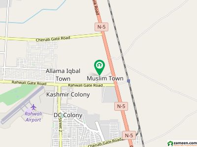 19 Marla Commercial Plot For Sale In Muslim Town Rahwali Near Gt Road