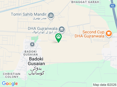 One Kanal Plot In Executive Block, Dha Gujranwala.
