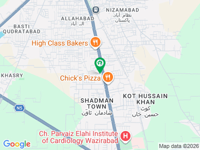 10 Marla Corner Plot For Sale Abdullah Town, Wazirabad