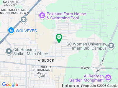 10 Marla Plot For Sale Citi Housing Sialkot Block A Ext