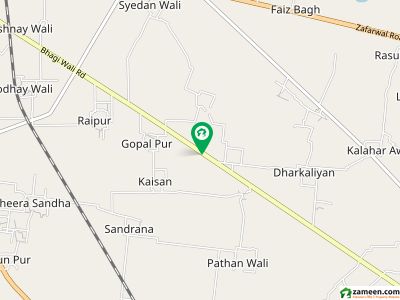 سیالکوٹ ۔ بھاگووال روڈ سیالکوٹ میں 25 کنال زرعی زمین 20.56 کروڑ میں برائے فروخت۔