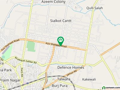 4.75 Marla Commercial Plot For Sale In Aziz Shaheed Road Sialkot Cantt