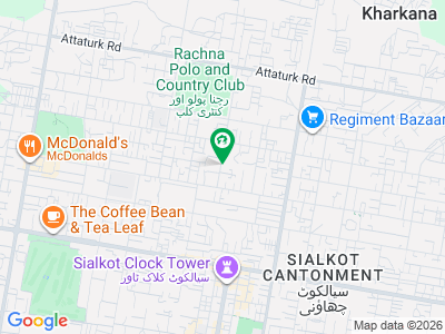 Plot For Sale Cantt Sialkot Good Location Corner Plot