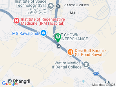 30 Kanal Commercial Plot Available for Rent GT Road, T-Chowk, Islamabad