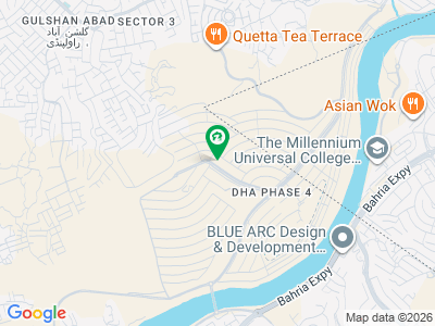 1 KANAL PRIME RESIDENTIAL PLOT FOR SALE - DHA PHASE 4 Sector A Central Boulevard ISLAMABAD